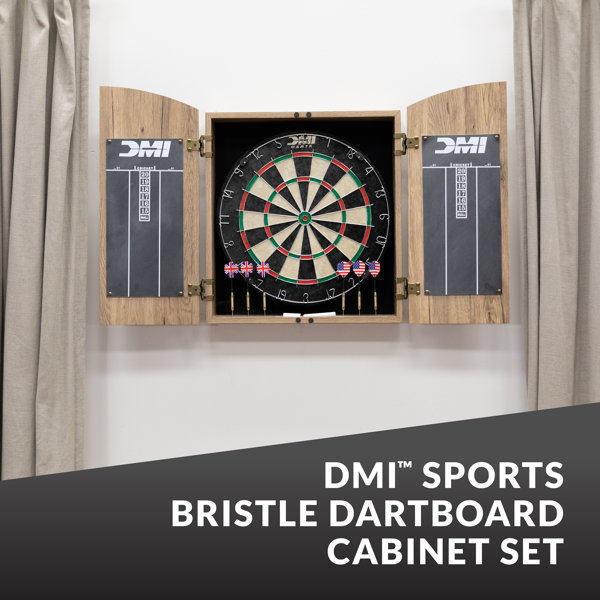 DMI Sports Bristle Dartboard And Set (Darts Included) & Reviews